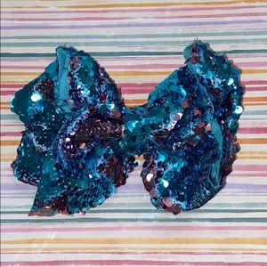 Blue to Pink Flip Sequin Jojo Siwa Large Bow